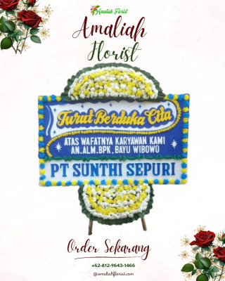 Papan Bunga Duka di Sempaja Selatan