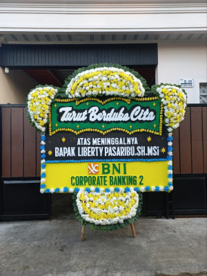 Papan Bunga Duka di Sempaja Selatan