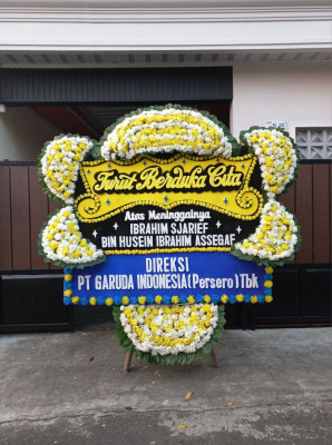 Papan Bunga Duka di Sempaja Selatan